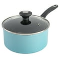 thumbnail image 5 of Martha Stewart Everyday Hearne 10-Piece Dusty Blue Enamel Aluminum Cookware Set, 5 of 12