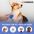 thumbnail image 3 of We Love Doodles Curved Dog Slicker Brush – Professional Grooming Brush for Long & Curly Hair, Removes Mats, Tangles & Loose Fur – Soft Pin Dematting & Deshedding Brush, Medium, 3 of 7