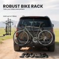 thumbnail image 3 of Black 2-Bike Hitch Bike Rack for Car - 200lb Capacity, Adjustable & Foldable - SUV, Truck, RV - Secure Transport for Road Trips & Travel, 3 of 7