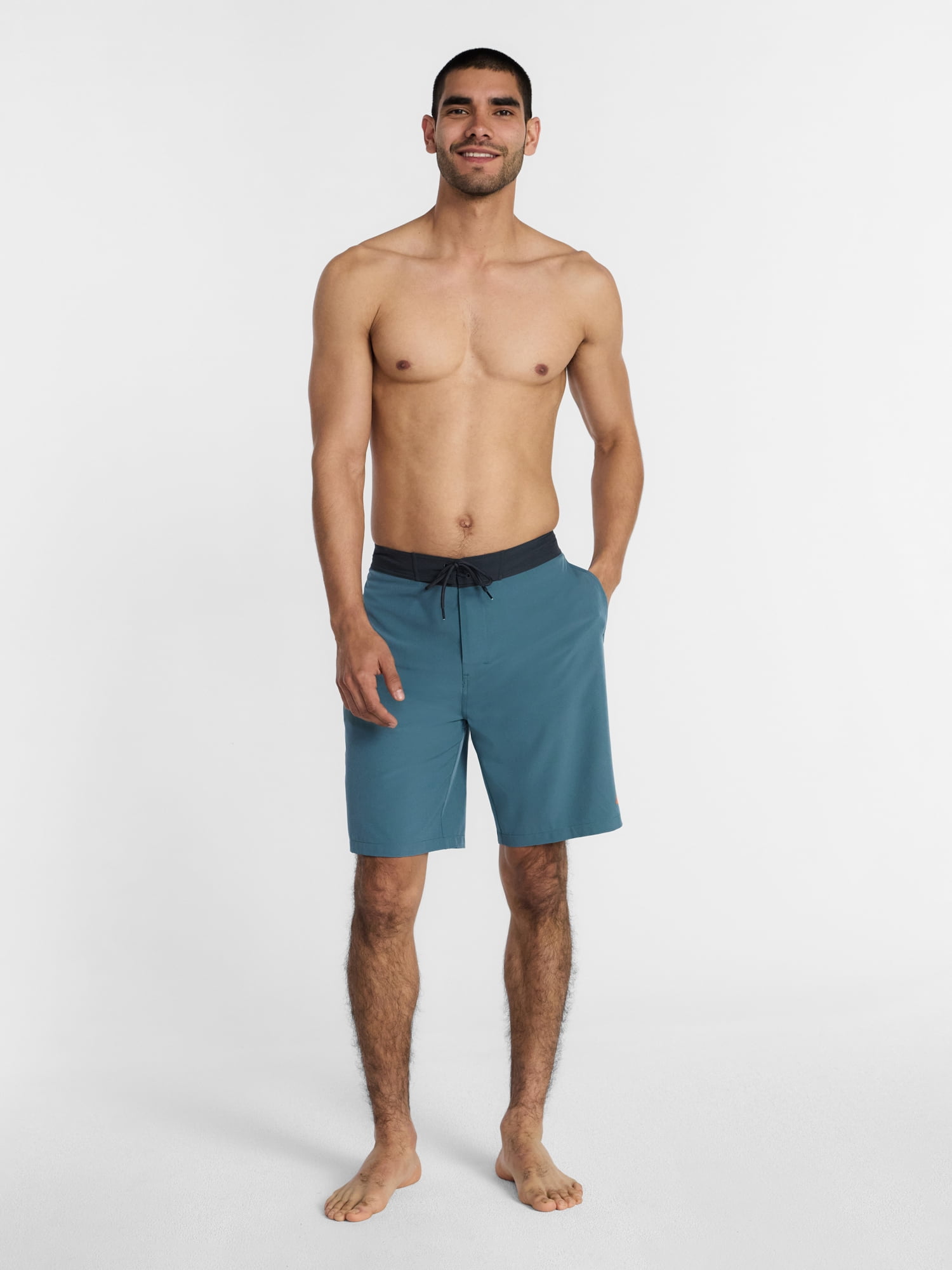 Ozark Trail Men's and Big Men's Swim Trunks, 9" Inseam, Sizes S-3XL