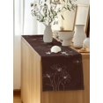 thumbnail image 5 of Table Runner 60 Inches Long for Kitchen Dining, Brown Floral Dresser Scarf Farmhouse, Dining Table Decorations for Wedding/Parties, Spring Flower 13 x 60 In, 5 of 8