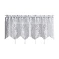 thumbnail image 2 of Xihbxyly Ofertas Diarias de Hoy Prime Solo Hoy Cortinas de Encaje y Cenefa Blanca Transparente, Adecuadas para Cocina, Sala de Estar, Baño, Cafetería, Estilo Bohemio, Casas de Campo, Cortinas con Bor, 2 of 6