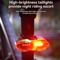 thumbnail image 4 of Luz LED Recargable para Bicicleta, Luz Delantera y Trasera, Faros Delanteros para Bicicleta, Lámpara de Seguridad para Ciclismo Nocturno., 4 of 5