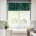 thumbnail image 4 of Green Palm Valances Curtains Palm Golden Leaves Tropics Plant Nature Windows Short Curtain Valance for Kitchen Bedroom Bathroom Decor with Rod Pocket, One Panel 54X18 Inches, 4 of 6