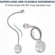 thumbnail image 4 of Wall Mount Reading Lamp, Dimmable Led Bed Lamp With Touch Switch, Flexible Gooseneck For Bedroom, Warm White (2 Pack), 4 of 4