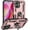 Rose Gold, variant on MYKOMI Compatible with Apple iPhone 16E Case SE 4 Phone Cover with Finger Ring Holder Kickstand Military Grade Shockproof Heavy Duty Protective Cover for iPhone 16e / SE 2025