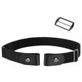 thumbnail image 1 of Buckle Free Comfortable Elastic Belt for Men, Buckle-less No Bulge No Hassle Invisible Belts, Widened Design, Black, 1 of 10