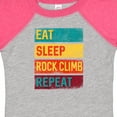 thumbnail image 4 of Inktastic Rock Climbing Eat Sleep Rock Climb Repeat Boys or Girls Baby Bodysuit, 4 of 5