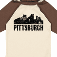 thumbnail image 4 of Inktastic Pittsburgh Skyline Grunge Boys or Girls Long Sleeve Baby Bodysuit, 4 of 5
