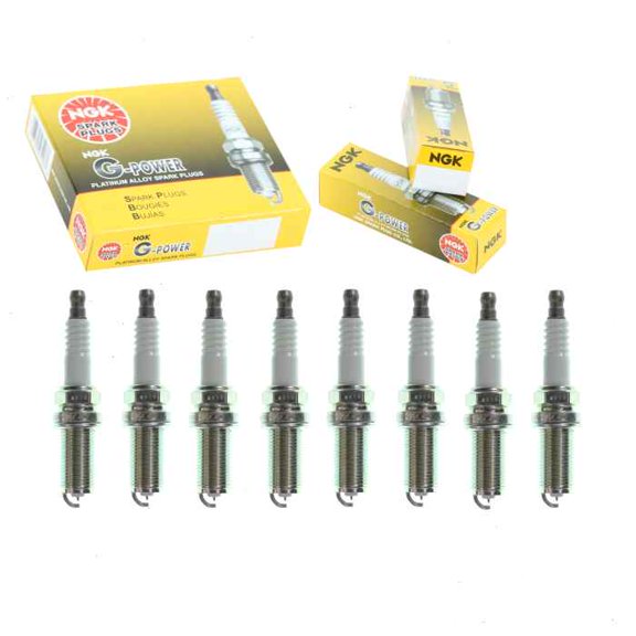 8 pc NGK Intake Side G-Power Spark Plugs compatible with Jeep Grand Cherokee 4.7L V8 2008-2009