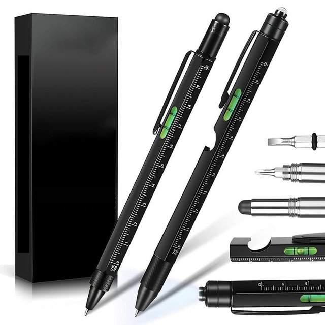 Gifts for Dad, 9 in 1 Multitool Pen, Cool Gadgets for Men, Gifts for Fathers Day, Tool Gifts for Dad from Kids, Gifts for Men, Husband, Boyfriend, Grandpa Christmas Stocking Stuffers for Men_Special …