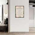 thumbnail image 3 of The Ten Commandments Decor Wall Art 10 Commandments Bible Verse Christian Religion Scripture Pictures Wall Decor Canvas Painting Prints Artwork Framed for Church Bedroom Bathroom Kitchen 12"x16", 3 of 6