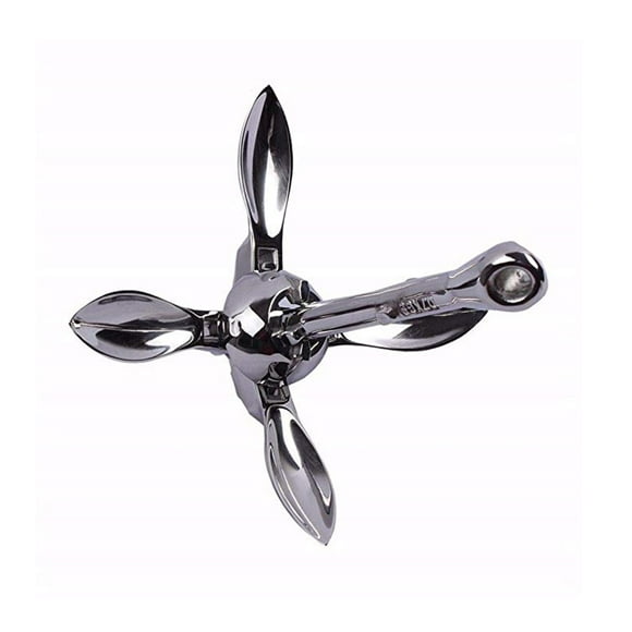 Stainless Steel 316 Grapnel Anchor 0.7kg Boat Anchor Boat Accessories Marine Hardwar