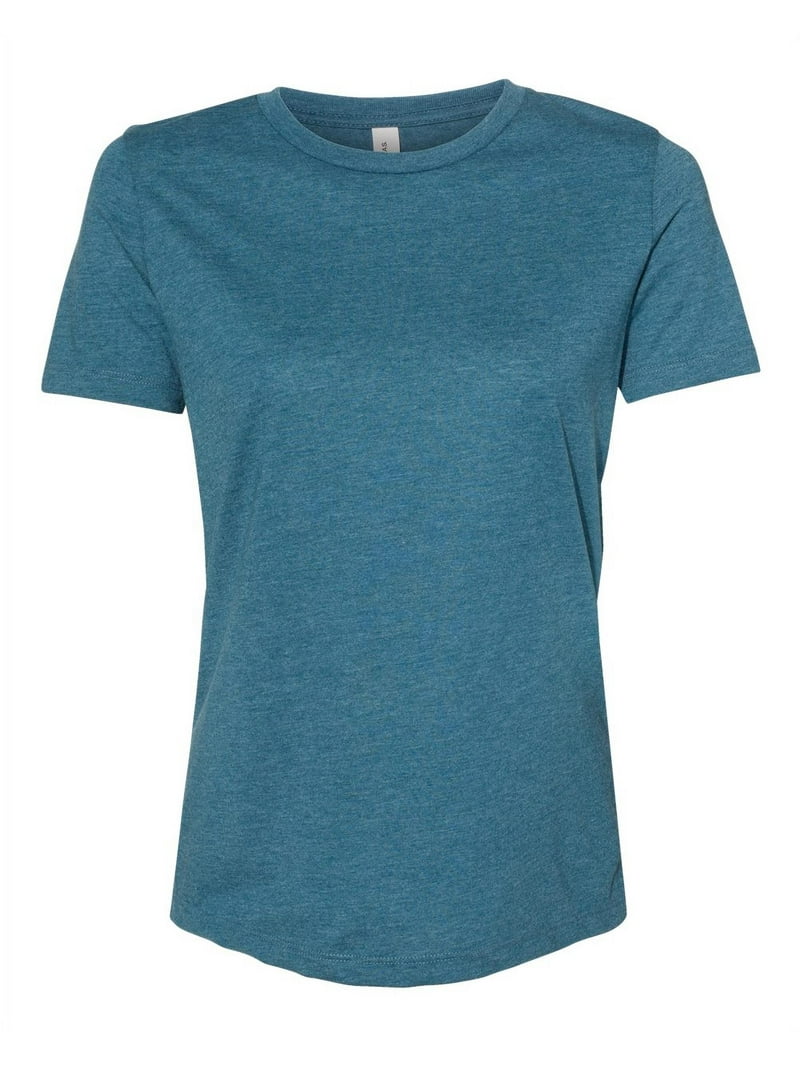 Ladies' Relaxed Heather CVC Short-Sleeve T-Shirt HTHR DEEP TEAL XL