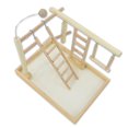 thumbnail image 2 of Columpio para Jaula de Loros YONGSHENG Escalera de Madera Suministros de Pie, 2 of 5