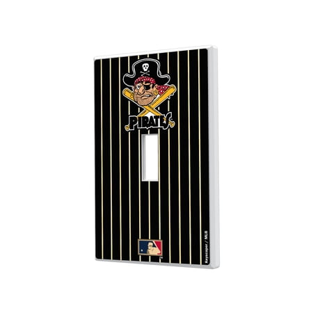 Pittsburgh Pirates 1958-1966 Cooperstown Pinstripe Single Toggle Light Switch Plate