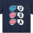 thumbnail image 3 of Instant Message - Usa Sunglasses - Toddler And Youth Short Sleeve Graphic T-Shirt, 3 of 6
