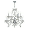 thumbnail image 5 of 1135-CH-CL-S-Crystorama Lighting-Crystal - Twelve Light 2-Tier Chandelier in Classic Style - 31 Inches Wide by 26 Inches High-Swarovski Strass Crystal, 5 of 5