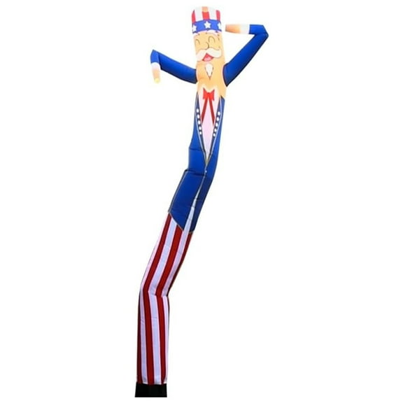 Uncle SAM 20 Foot Tall Inflatable Tube Man Air Powered Dancing Puppet for Outdoor Advertising, Replacement Dancer Only