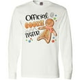 thumbnail image 3 of Inktastic Official Cookie Tester Cute Gingerbread Long Sleeve T-Shirt, 3 of 5