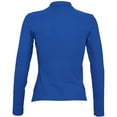 thumbnail image 2 of SOLS Womens Podium Cotton Pique Long-Sleeved Polo Shirt, 2 of 4