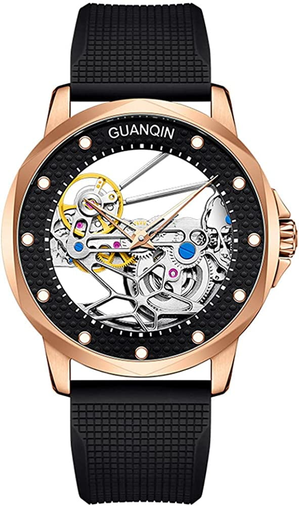GUANQIN Men's Skeleton Tourbillon Automatic Nigeria Ubuy