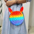 thumbnail image 4 of Bolso de silicona para macarrones Fidget Toy HUOGUO, tipo bandolera Pop it, 4 of 5