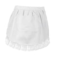 thumbnail image 2 of Zxpjkyu Waist Apron Lace Half Apron for Women Girl,Waitress Apron Server Aprons for Cafe White, 2 of 9