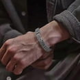 thumbnail image 1 of Pulsera tejida a mano para hombre Meridian, 20 cm, 1 of 1