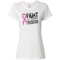 thumbnail image 3 of Inktastic Fight Breast Cancer Pink Ribbon Women's T-Shirt, 3 of 5