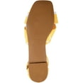 thumbnail image 4 of Journee Collection Womens Safina Knot-front Square Toe Flat Sandals, 4 of 5