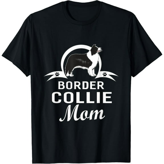 Border Collie Dog Mom Dogs Owner T-Shirt For Women Gifts