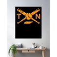 thumbnail image 2 of Tennessee Baseball Love Tn Baseball Tennessee Baseball Gear Poster Wall Art, Modern Wall Decor For Living Room Bedroom, 8x12 UNFRAMED, 2 of 3