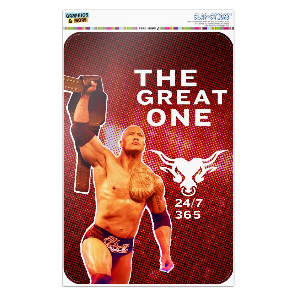 Wwe The Rock The Great One 24 7 365 Home Business Office Sign Walmart Com Walmart Com