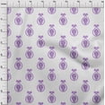 thumbnail image 4 of oneOone Georgette Viscose Purple Fabric Block Sewing Craft Projects Fabric Prints By Yard 42 Inch Wide, 4 of 5