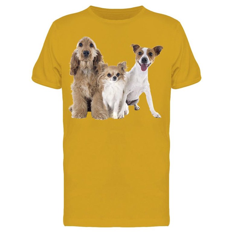 Cocker Chihuahua Jack Russel T Shirt Men Image by Shutterstock