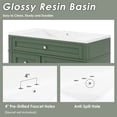 thumbnail image 6 of 36'' Bathroom Vanity with Top Sink, Modern Bathroom Storage Cabinet with 2 Drawers and a Tip-out Drawer, Single Sink Bathroom Vanity, 6 of 18