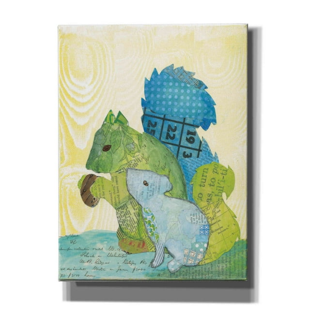 Epic Graffiti 'Squirrel Family' by Courtney Prahl, Canvas Wall Art, 40"x54"