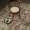thumbnail image 3 of BERTHMEER 3'x5' Small Area Rugs Washable for Entryway Office indoor Traditional Distressed Oriental Rugs Non-slip, Rust, 3 of 7