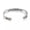 1#, variant on Stainless Steel Bracelet Opening Bangle Inspirational Engraved Cuff Gifts Women-1#