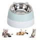 thumbnail image 1 of Cuenco elevado para gatos con inclinación de 15, comedero lento de pláshico antideslizante, cuencos dobles para gatos y caquorros, 1 of 7