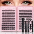 thumbnail image 1 of Kit de grupos de pestañas WIGICD D Curl 9-16 mm, 70 piezas, 1 of 7