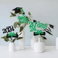 thumbnail image 6 of 2024 Graduation Party Decorations - 27 Pcs Black Green Theme Graduation Table Signs, 2024 Graduation Theme Table Sign, 2024 Graduation centerpiece Sticks,Graduation Party Centerpieces for Tables, 6 of 8
