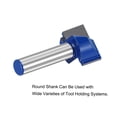 thumbnail image 4 of Unique Bargains 20mm Dia 8mm Shank Bottom Cleaning Router Bit 2 Flutes Carbide Tipped Cutter Uncoated for Woodworking, 4 of 5