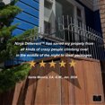 thumbnail image 3 of Ninja Deterrent™ | Fence Spikes Wall Spikes Anti Climb Security Guard| Classic Shinobi Gaeshi H490 Single Bladed 0.5m Black | Bird Spikes, 3 of 7