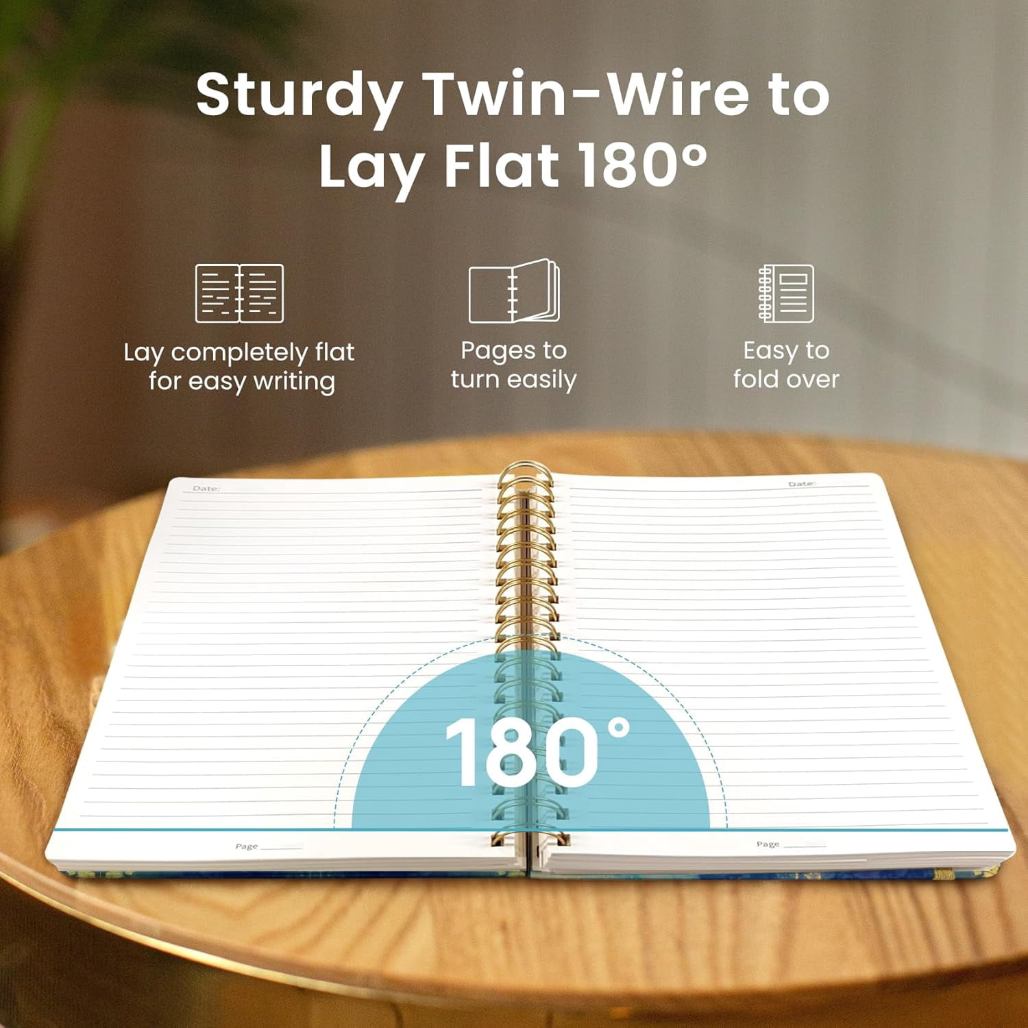 Ahot Notebook Journal for Work, 300 Pages Thick B5 (7.1"x10") College Ruled Journal for Women & Writing, Hardcover Notebook for Note Taking, Perfect for Office Home School, Color Splash