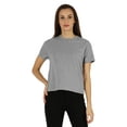 thumbnail image 1 of Inkmeso T-Shirt à Manches Courtes pour Femmes Épaules Tombantes Col Rond T-Shirts d'Été Décontractés, 1 of 7