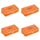 thumbnail image 1 of Caja Almacenamiento Piezas Pequeñas Doble Cara Herramientas Plástico para Hardware() Amarillo, 1 of 4