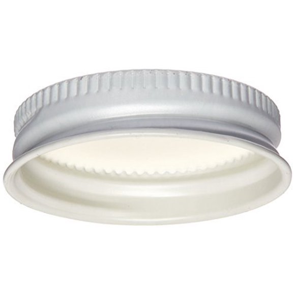 HomeBrewStuff White Metal Growler Caps 38mm Fits Most 1/2 and 1 Gallon Jugs (Pack of 100)