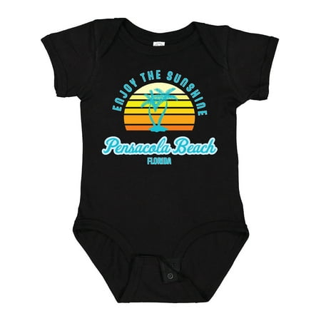 

Inktastic Summer Enjoy the Sunshine Pensacola Beach Florida in Blue Gift Baby Boy or Baby Girl Bodysuit